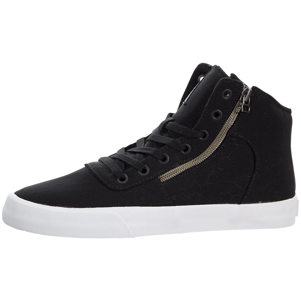 Chaussures de Skate Supra Cuttler Noir Black Femme | PJY-09301846